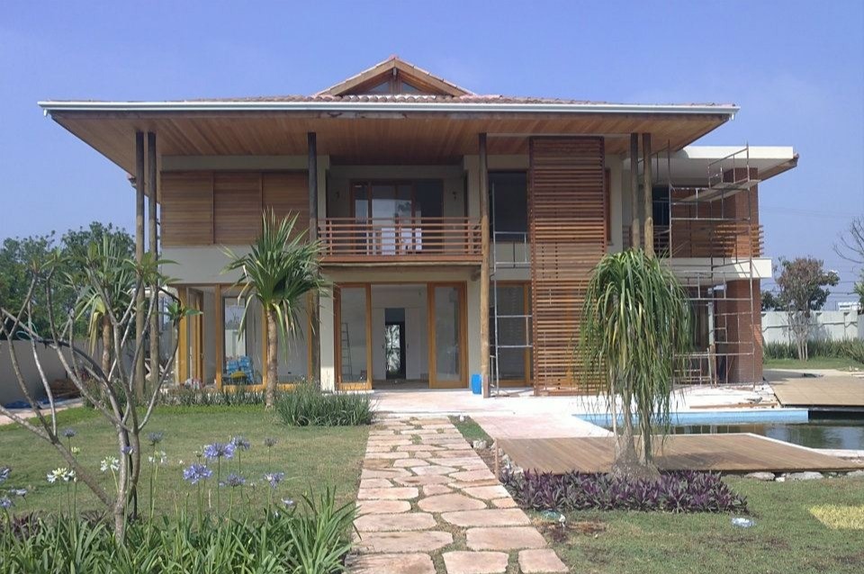 Construção sustentável madeira