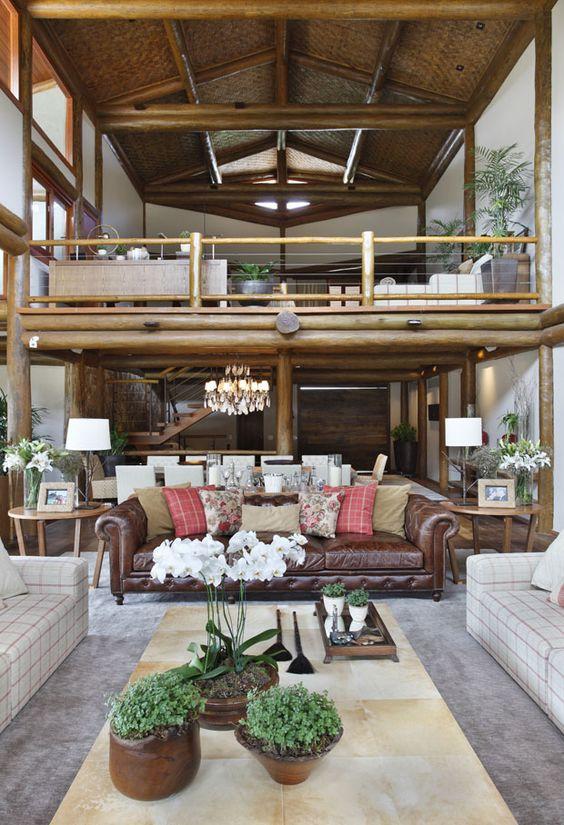 casa decoração rústica
