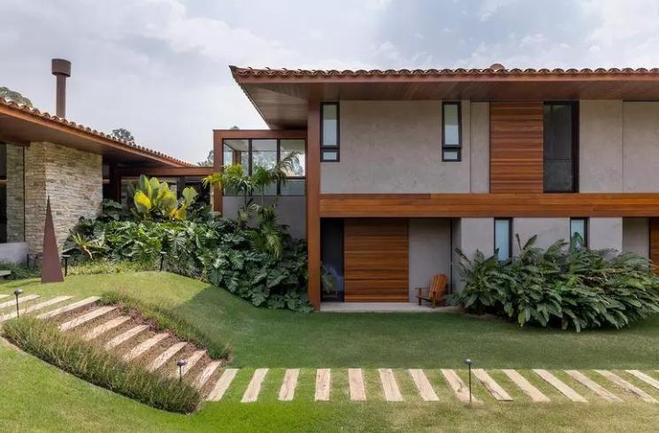 casa de sítio simples com varanda 2 quartos
