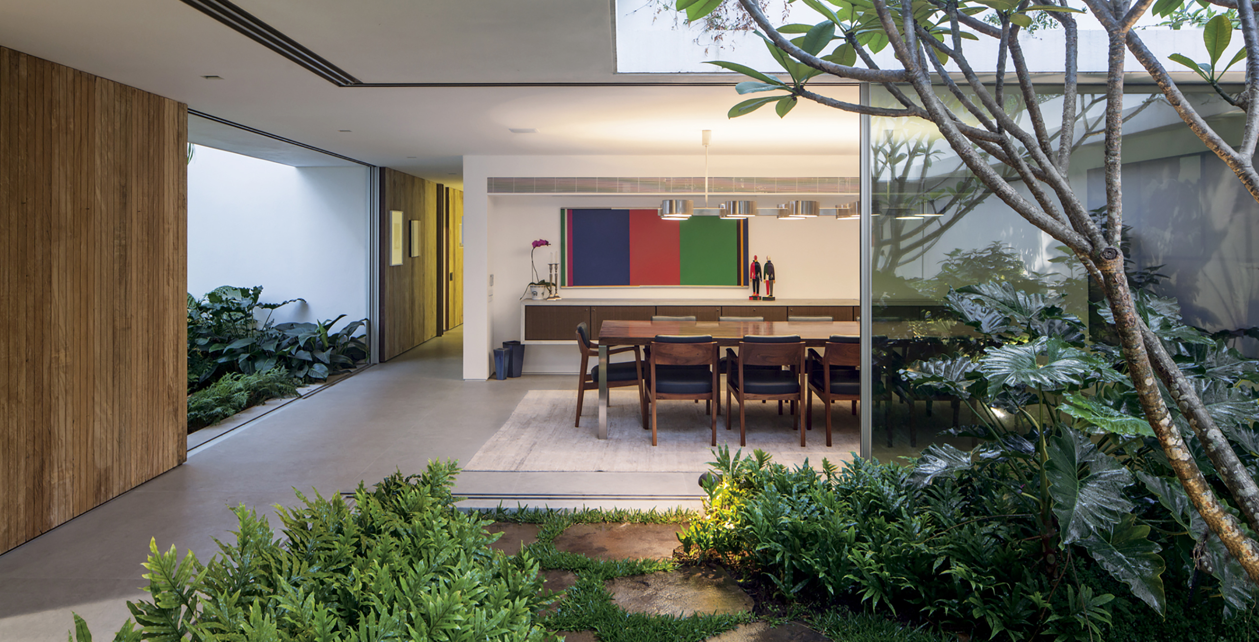 casas pátio pré-fabricadas