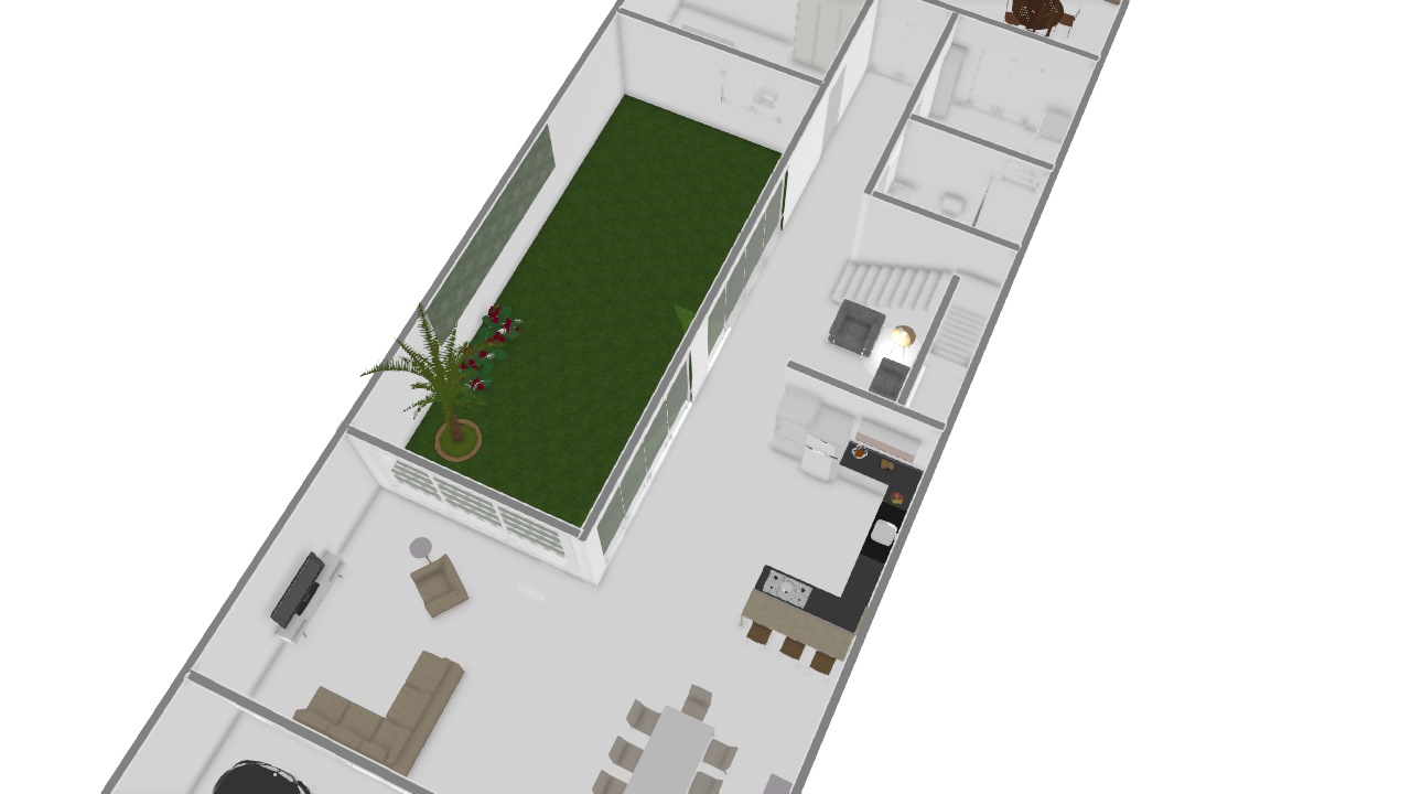 projetos de casas com pátio