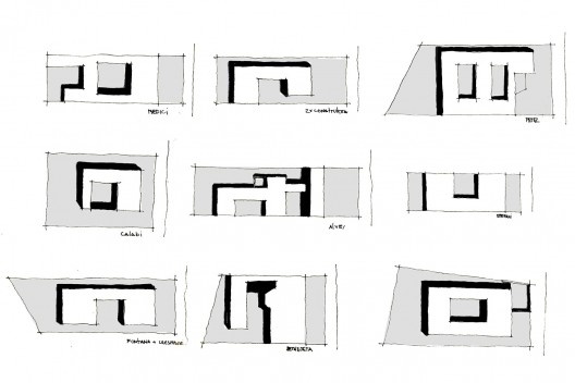 casa pátio com piscina