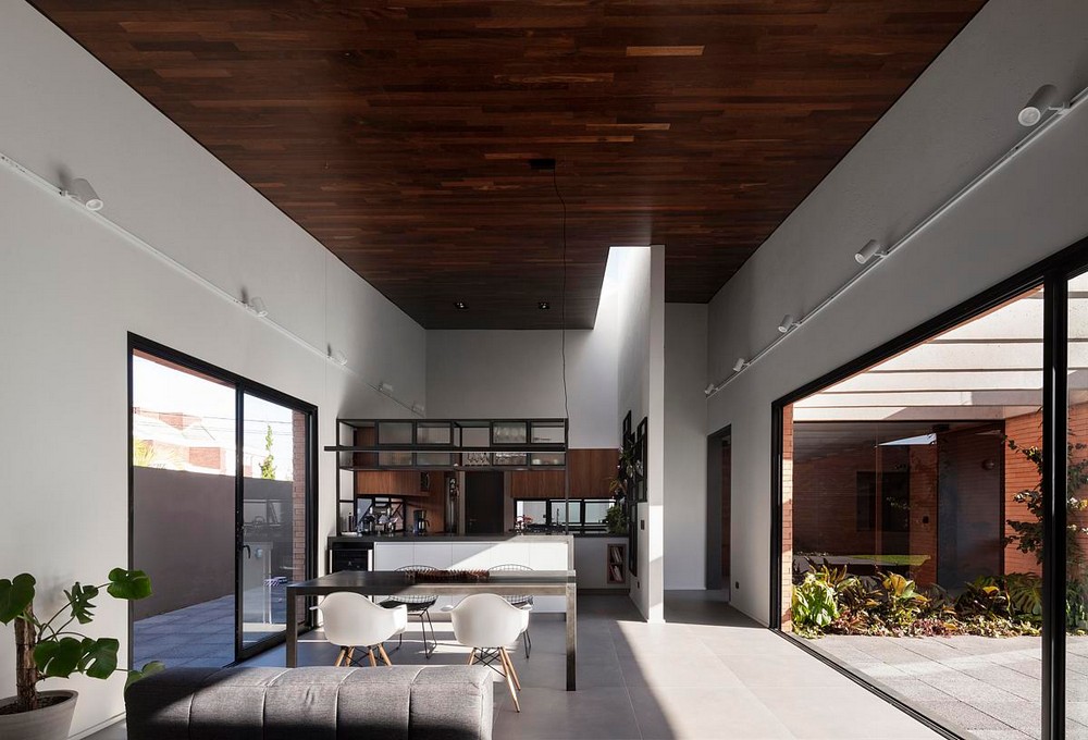 casa pátio com jardim interno