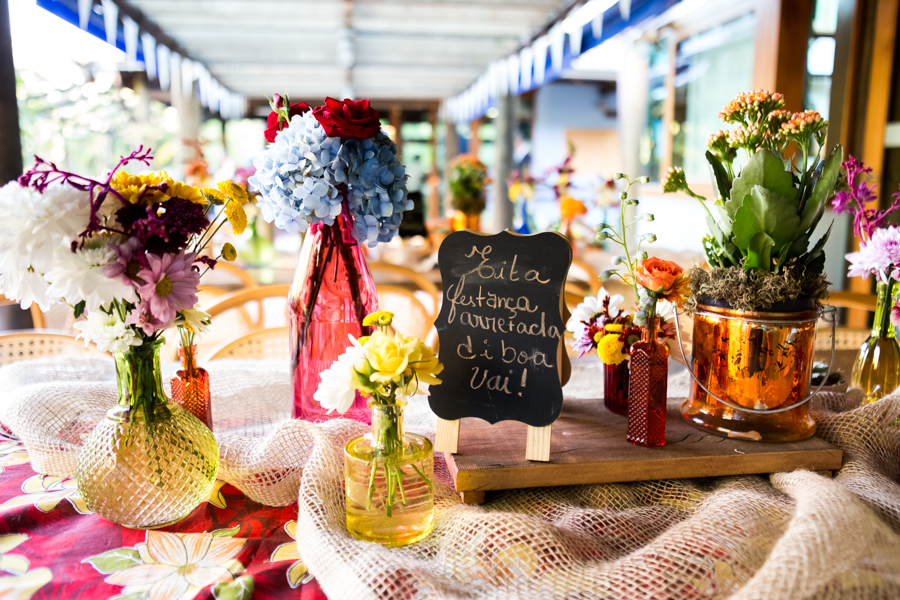 ideias de decoração para casamento junino simples