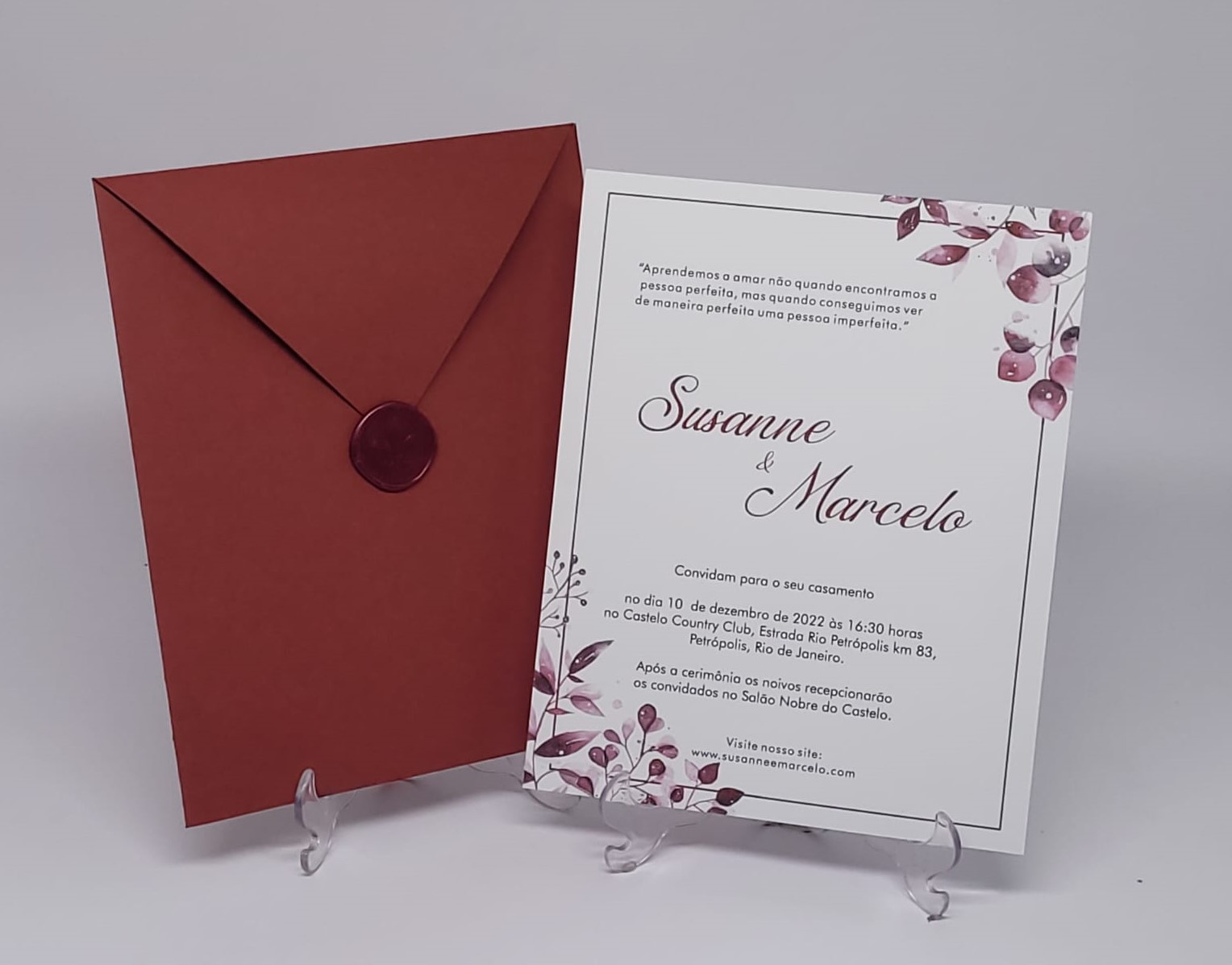 inspiração casamento marsala