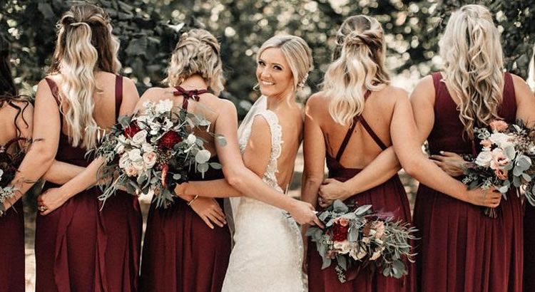 casamento marsala e dourado