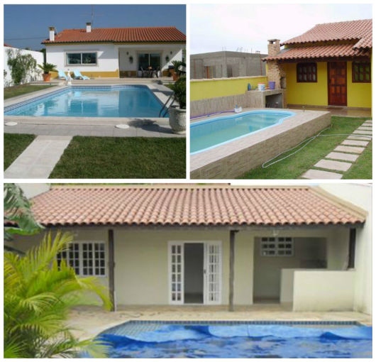 casas com alpendre em L