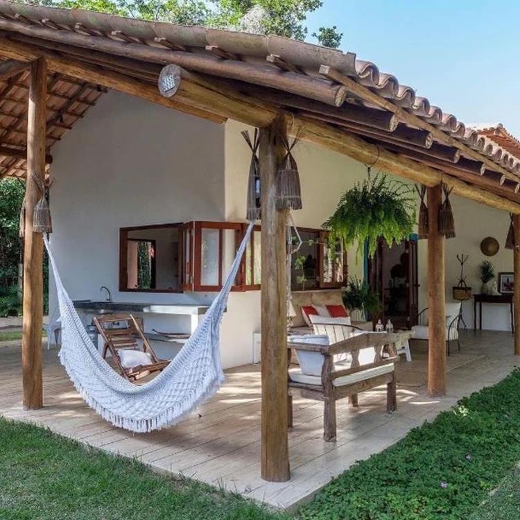 casas com alpendre rústico