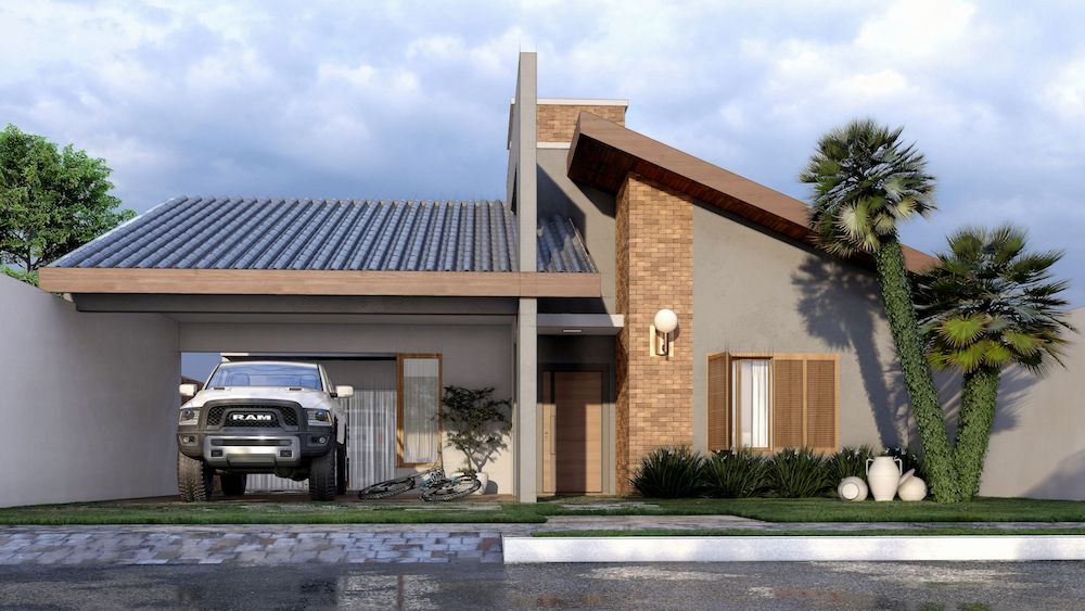 inspiração telhados residenciais modernos