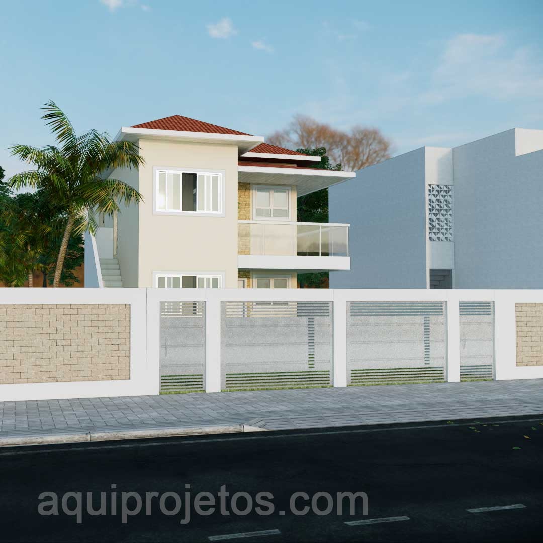 casas com varanda no segundo andar