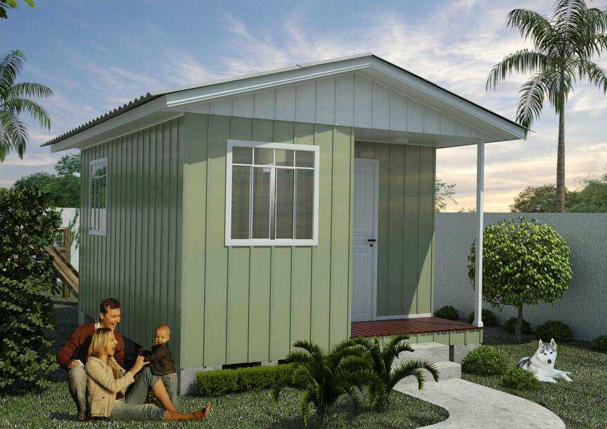 plantas baixas casas de madeira pequenas