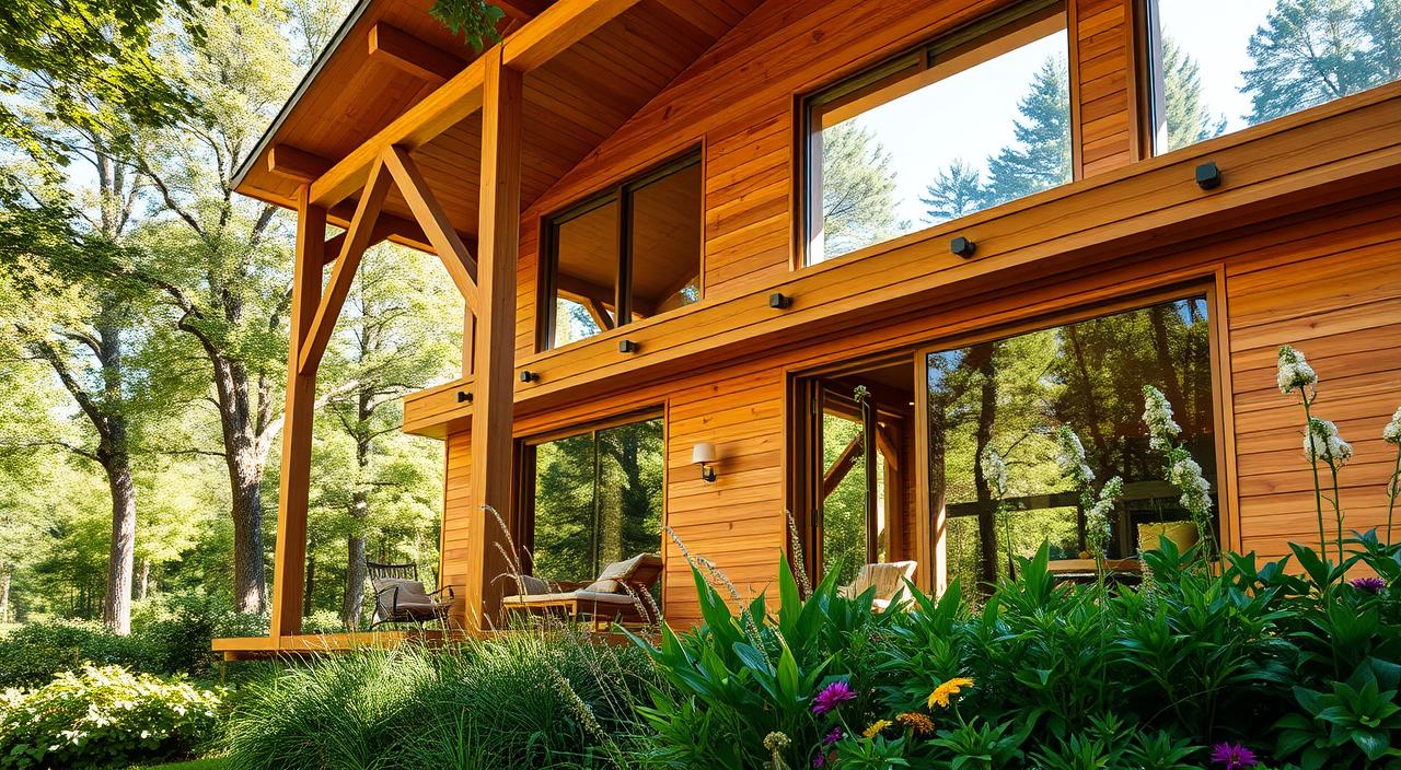 tipos de madeira para construção de casas