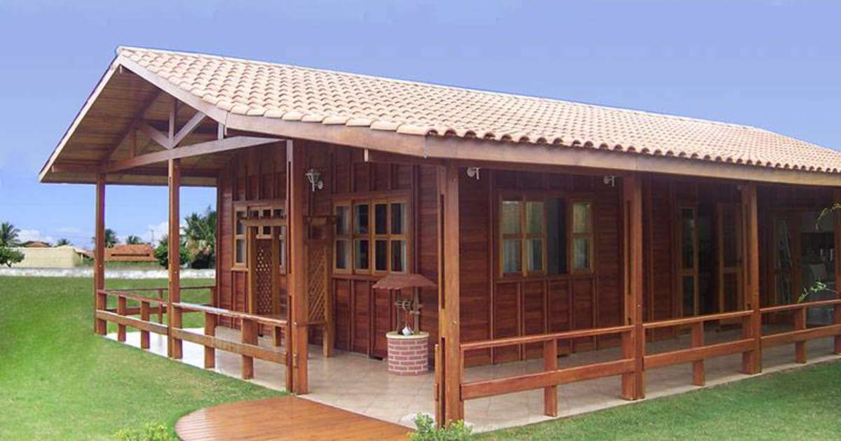 casas de madeira pré-fabricadas baratas