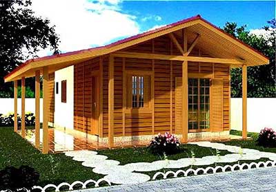 plantas baixas casas de madeira pequenas