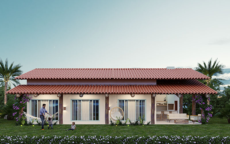 como escolher o piso ideal para casa de praia simples