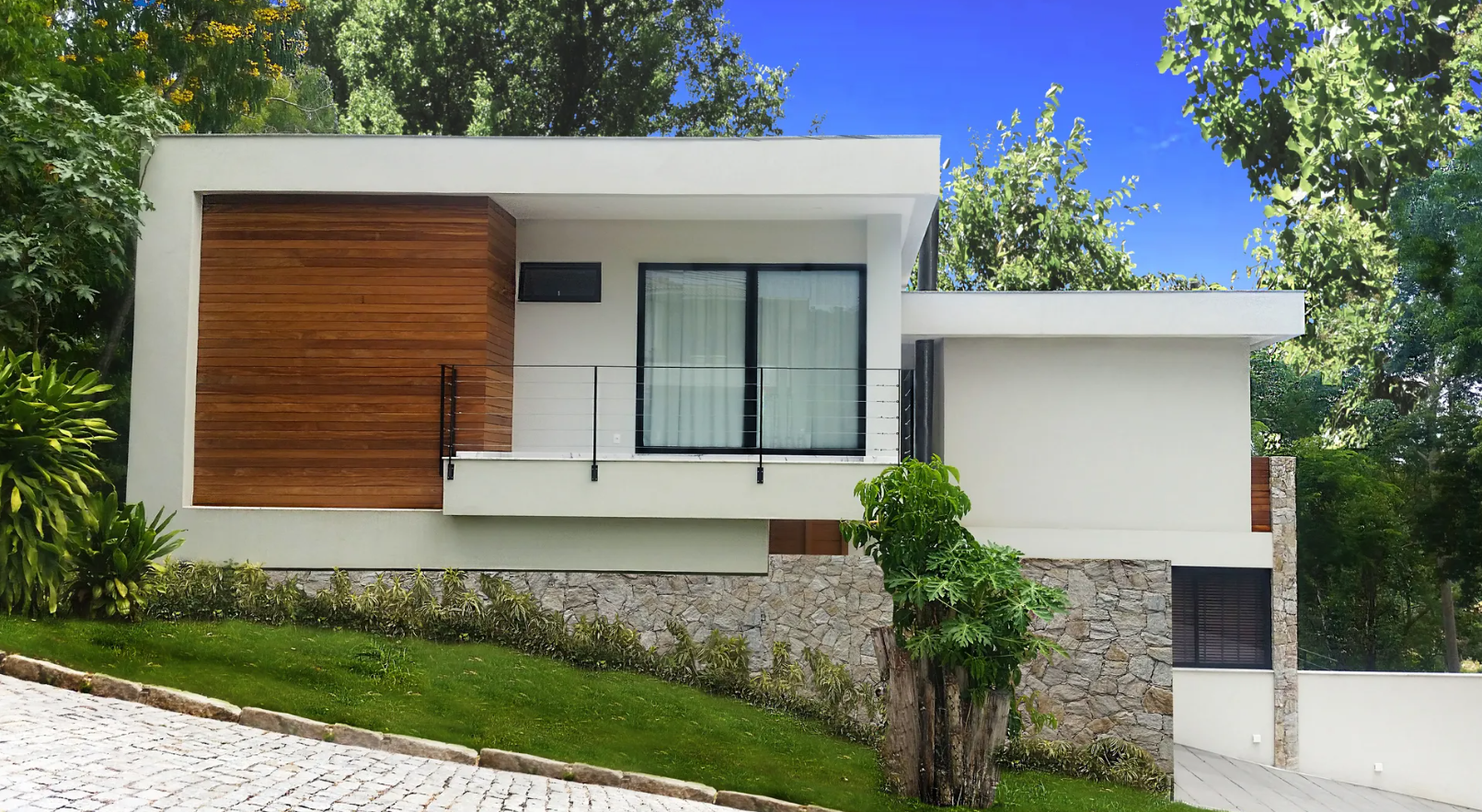 custo construção terreno declive