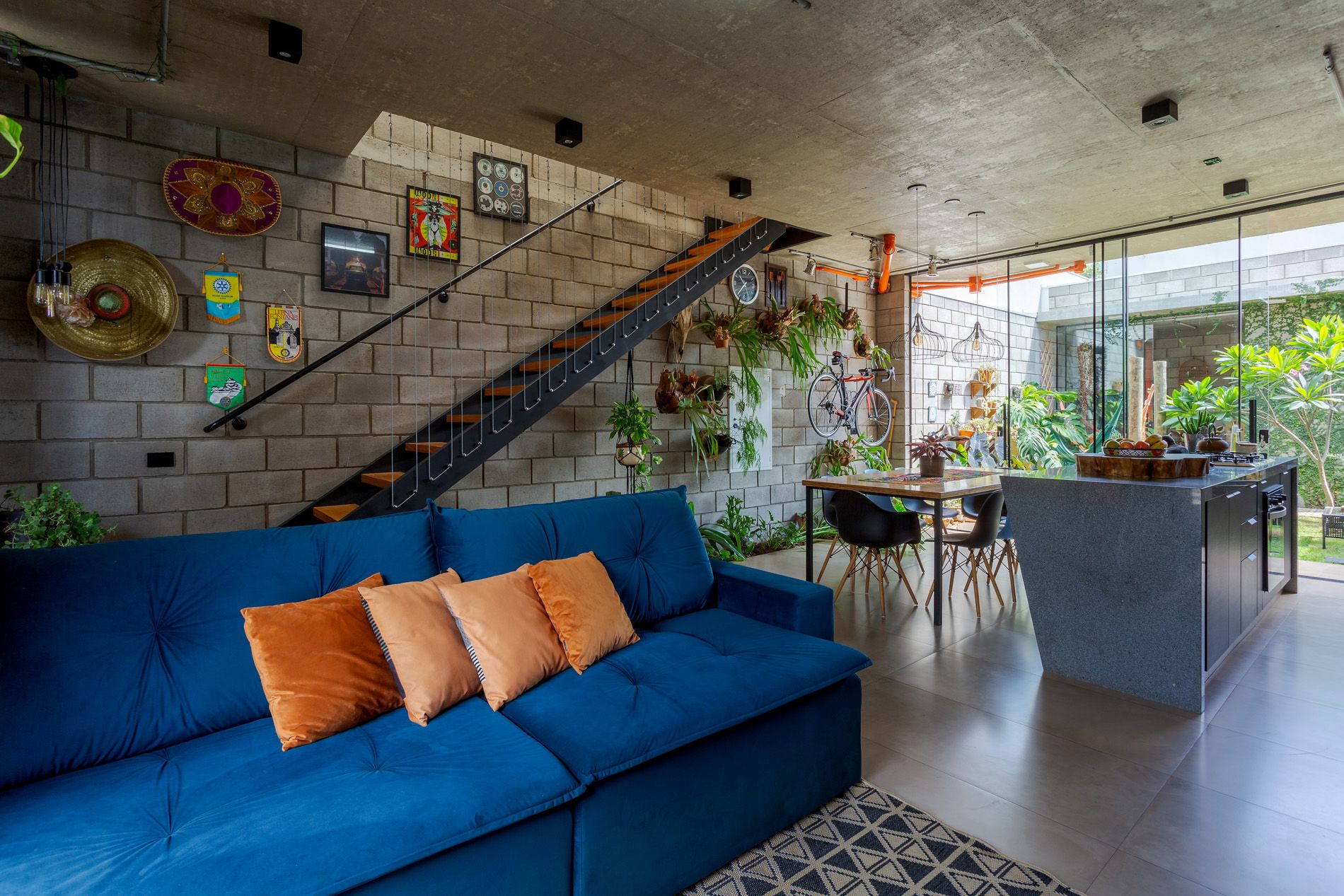 casas estilo industrial vintage