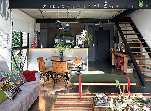 casas estilo industrial vintage