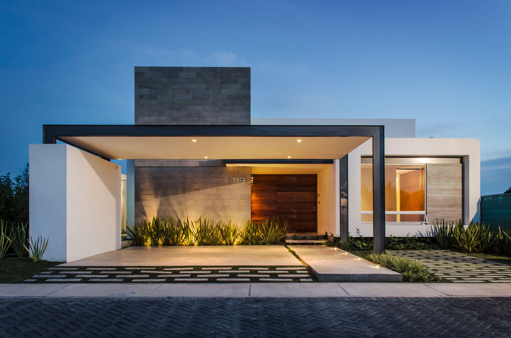 casas modernas pequenas com jardim de inverno