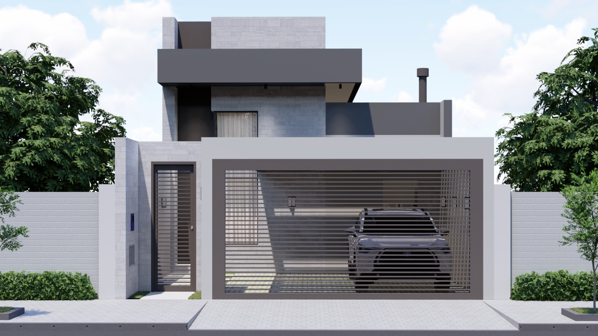 casas modernas pequenas com 2 andares