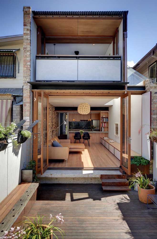 casas modernas pequenas com piscina