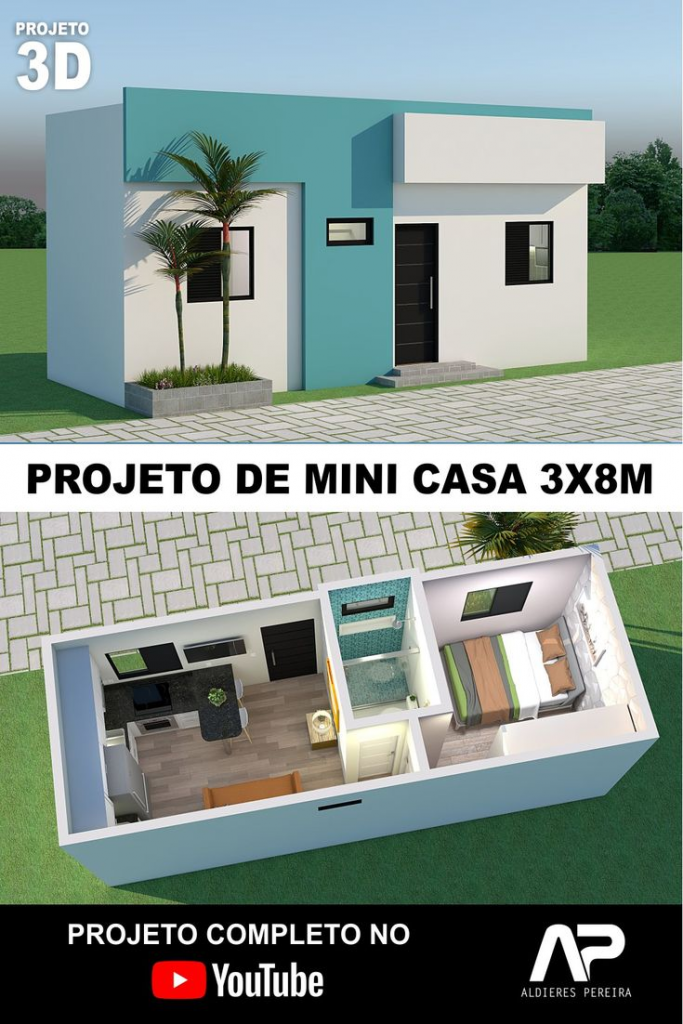 projetos de casas pequenas modernas