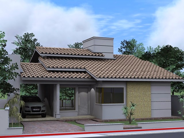 plantas de casas pequenas e funcionais