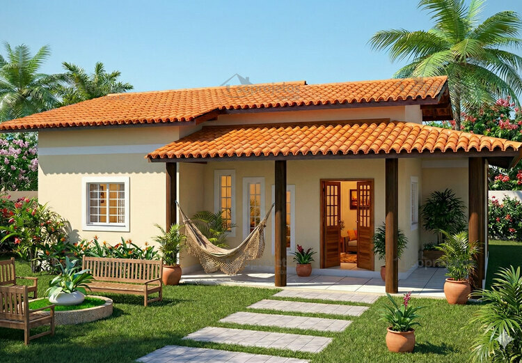 quanto custa construir uma casa simples com varanda