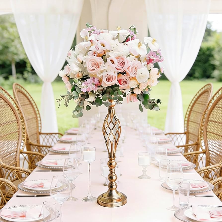 centro de mesa casamento DIY