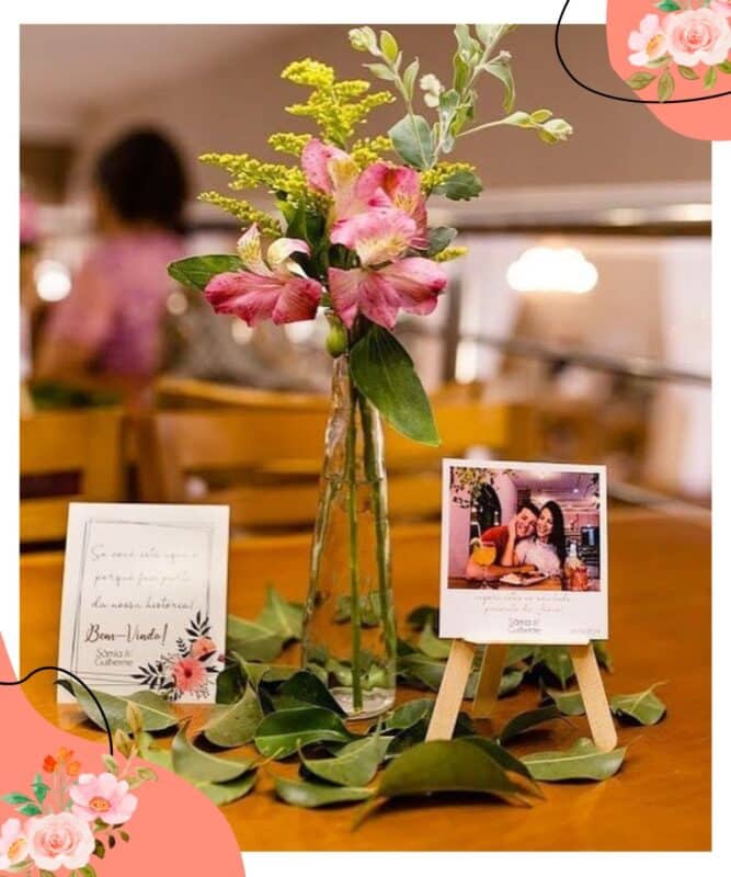 centro de mesa rústico simples vs. moderno