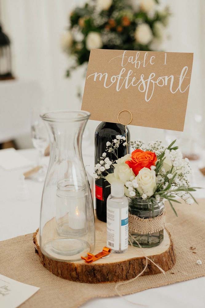 quanto custa centro de mesa casamento rústico simples