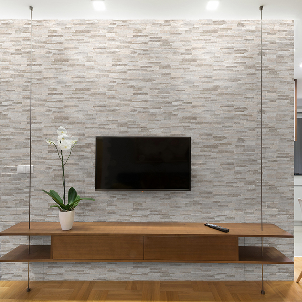 Revestimento 3D para painel de TV