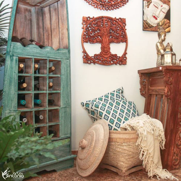 como evitar mofo cesto de palha para plantas