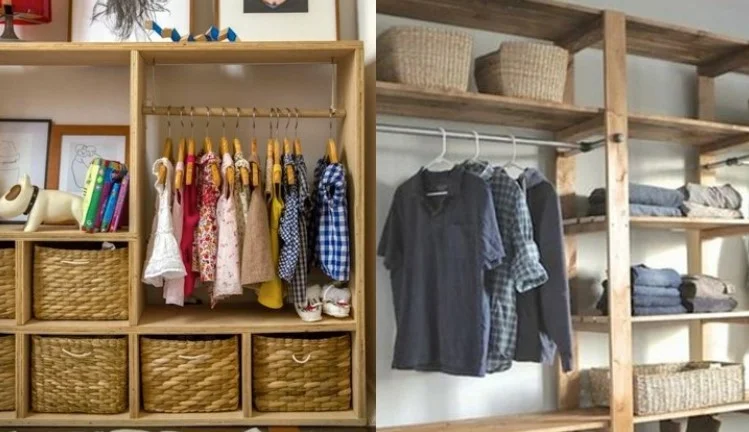 cesto de palha seagrass com alça para sala