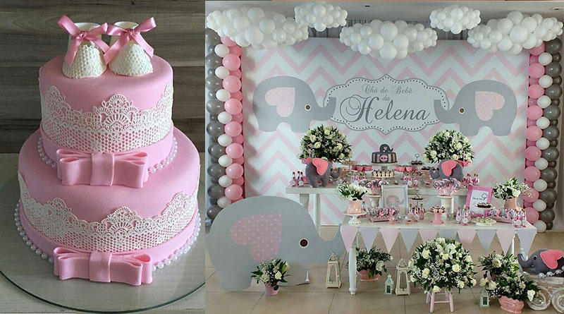 ideias de temas para chá de bebê menina