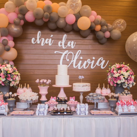 ideias de temas para chá de bebê menina