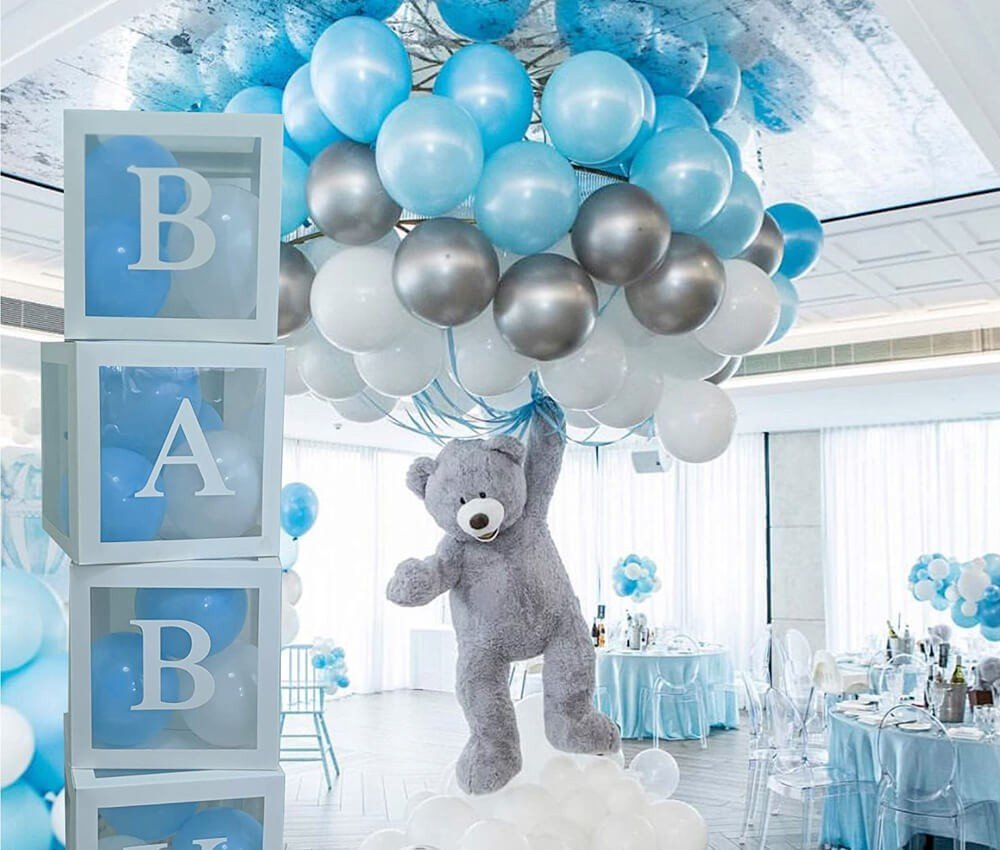 cha de bebe menino decoração