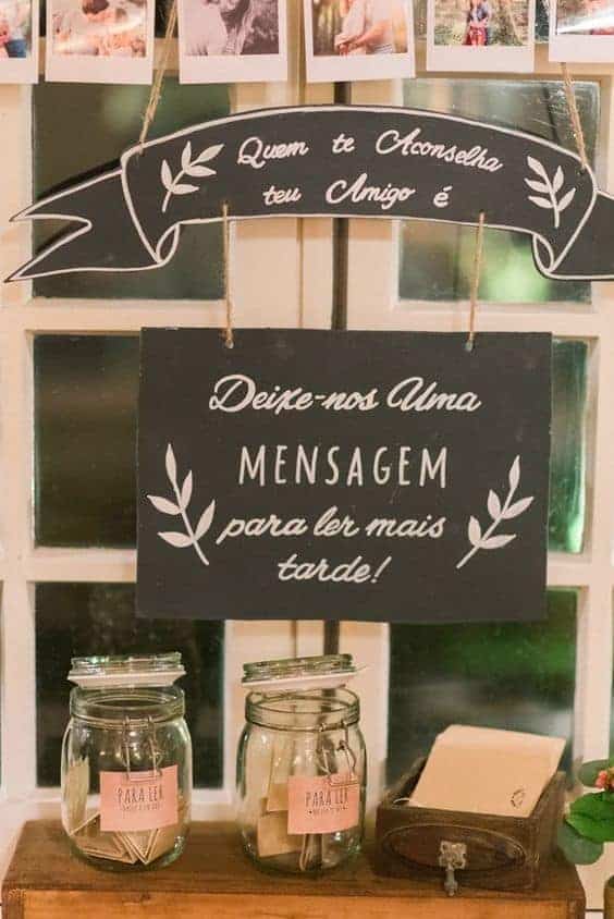 chá de bençãos decoração