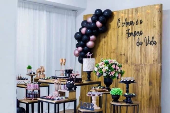 chá de cozinha decoração