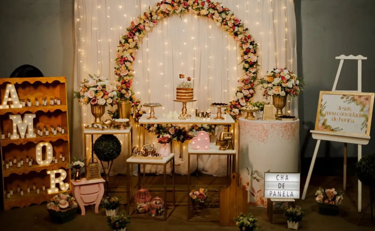 cha de panela decoração