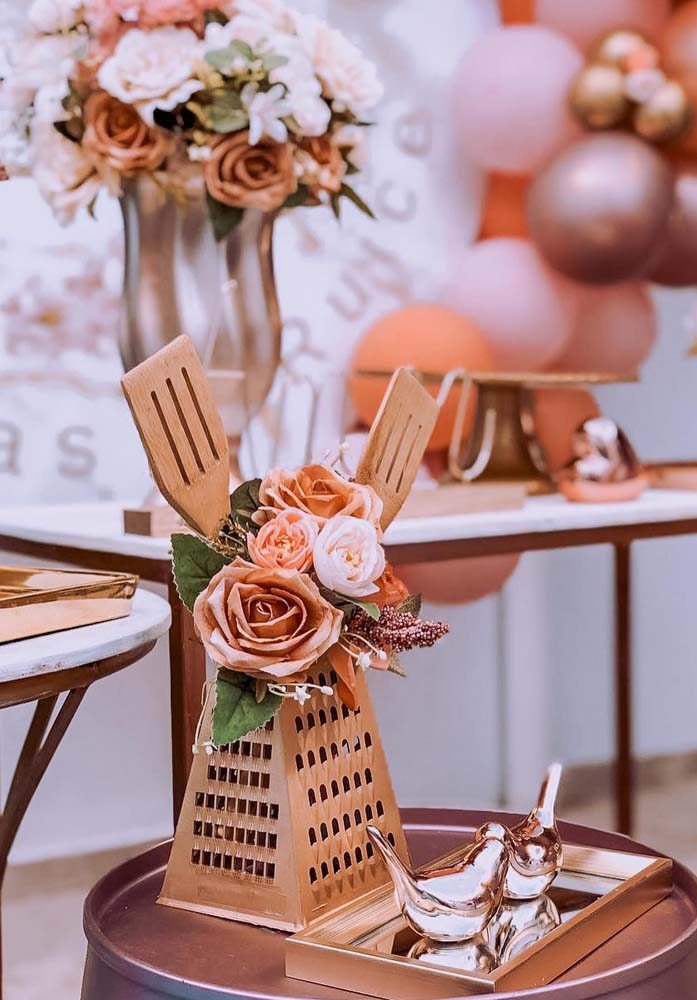 decoracao cha de panela rustico moderno ou minimalista aconchegante