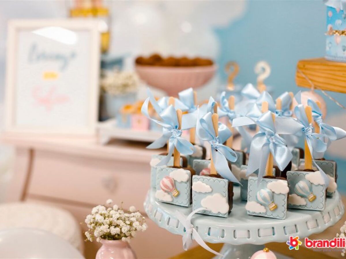 cha revelação decoração