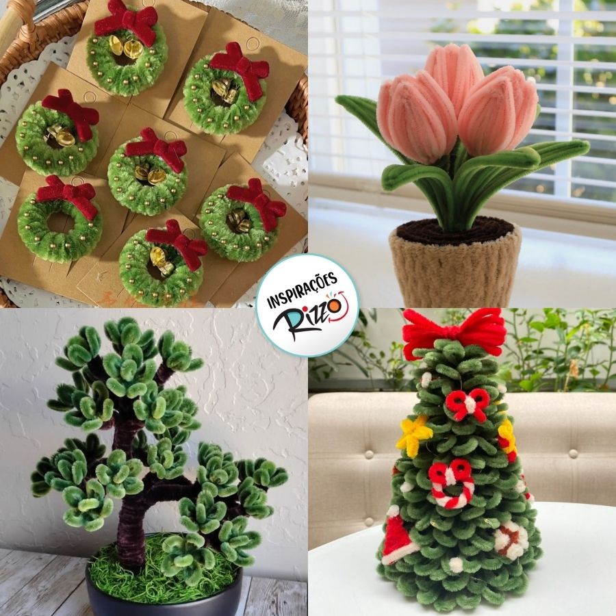 ideias de decoração com tecido chenille