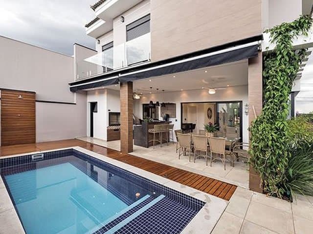 Ideias de churrasqueira com piscina rústica