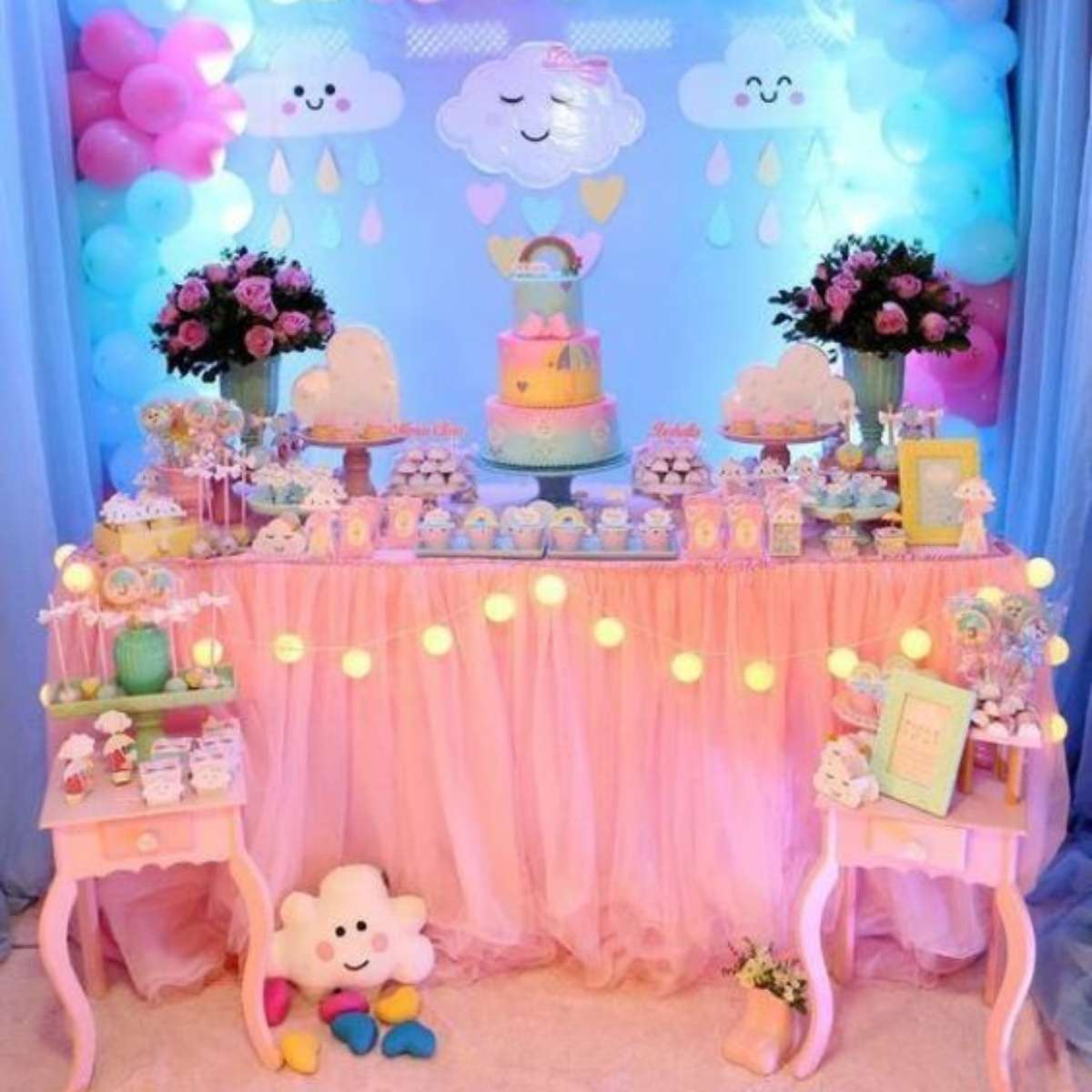 chuva de amor decoração