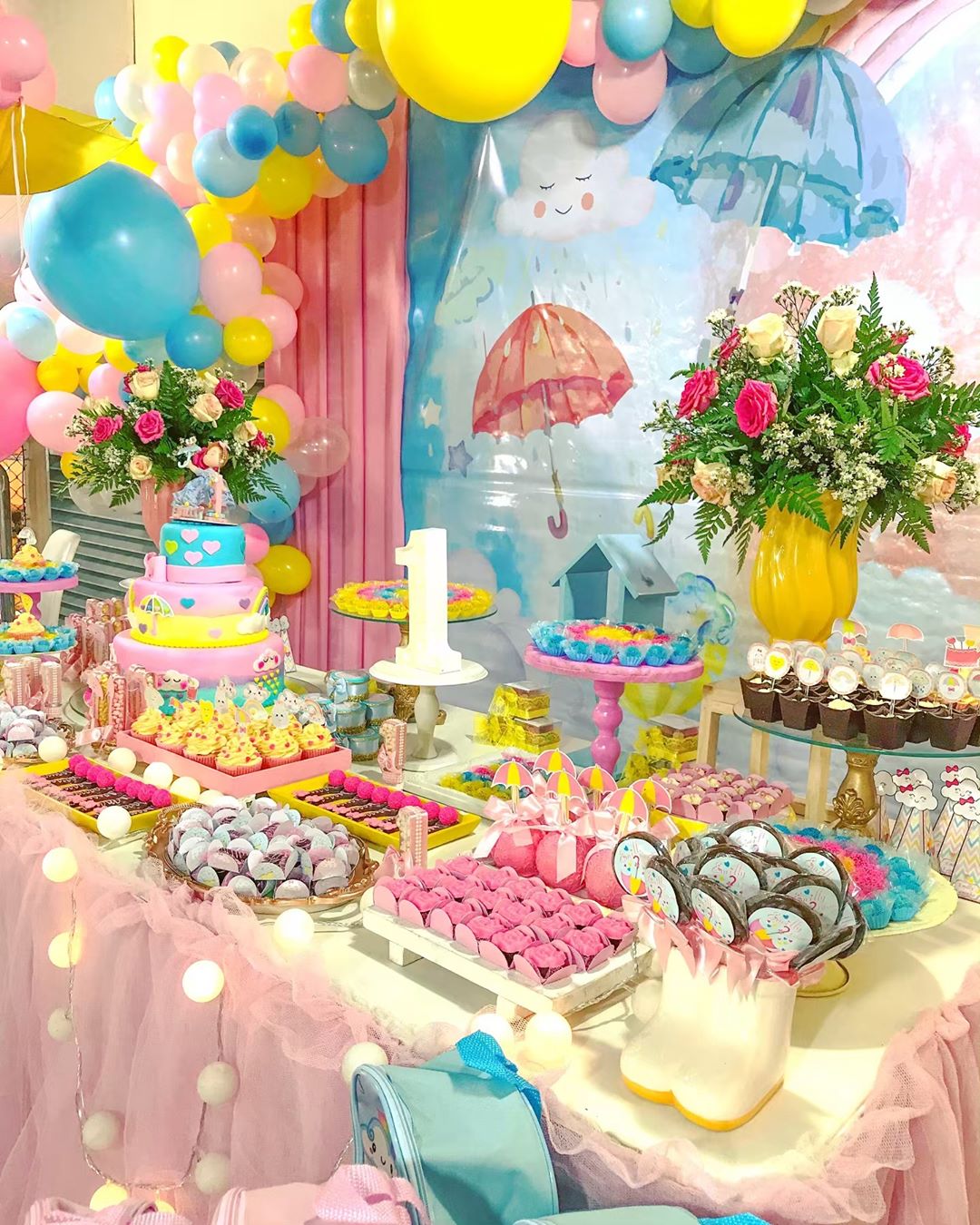 chuva de amor decoração