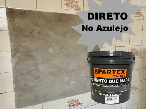 Cimento queimado banheiro box