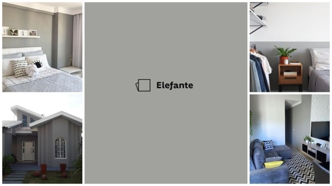 cinza elefante em móveis pequenos