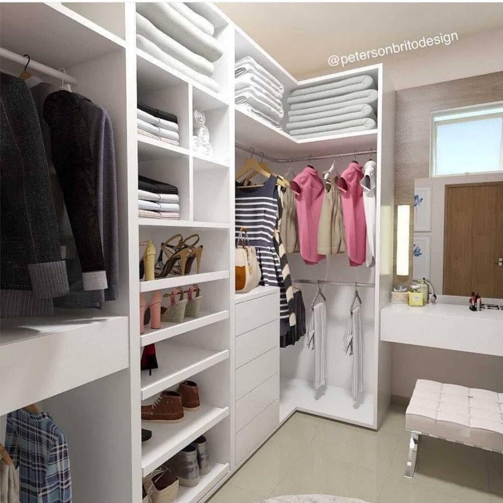 manter roupas frescas em closet