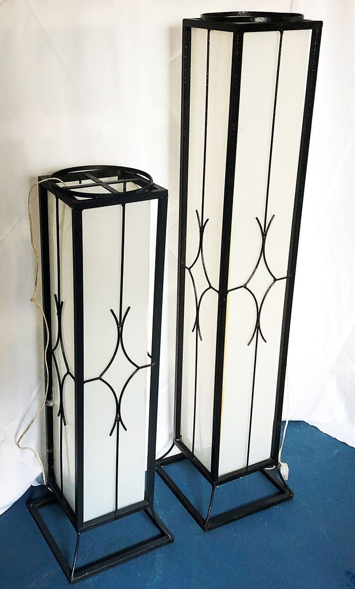 coluna de ferro ou madeira qual escolher